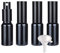 TIANZD 4 Pieces Empty 20ml Black Glass Spray Bottle, Fine Mist Spray Bottles with Black Sprayer and Metal Cover for Perfume, Aromatherapy, Refillable Travel Cosmetic Containers, 1x Funnel
