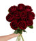 Cotemdery Artificial Velvet Roses Silk Burgandy Rose Fake Red Flowers with Stem Floral Gift for Wedding Arrangement Party Home Decor