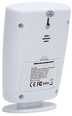 Fafeicy Wireless Thermostat Outlet Programmable Digital Temperature Controller with Heating Cooling Modes for Home Use