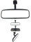 MKAREPART 4385007 Interior Rear View Mirror for Transit Connect Custom Focus Fiesta