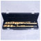 KERREY Professionelles Querflöten Gold 16 Close Holes C Key Flöte Kupfernickel Vergoldet Mit E-Tasten Anfänger Flöte Für Erwachsene