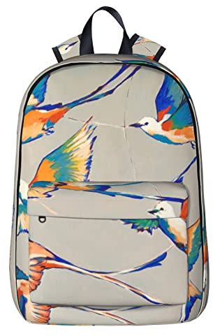 NYHGOXM Don't You Wish You Could Fly Print Rucksack, wasserabweisender Laptop-Rucksack, Schulanfang und Universität, Schwarz , One size