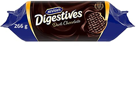 Mcvities Digestive Dark Chocolate Biscuits 266g (Pack of 6)