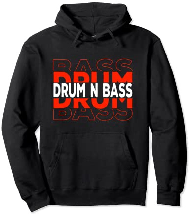 Drum N Bass DNB DJ Weltall Elektro Musik Drum and Bass Pullover Hoodie