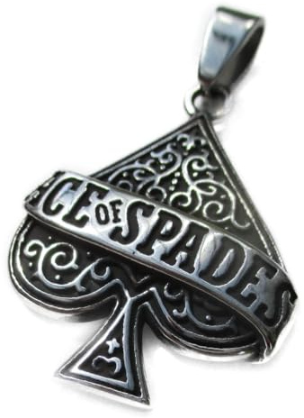hotrodspirit - Anhänger Pique mit der Aufschrift Ace of Spades für Herren und Damen