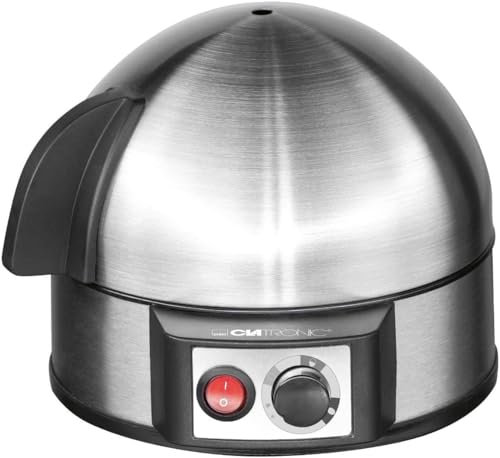 Avilia Cuociuova Compatto in Acciaio Inox Veloce 400W per 7 Uova - Bollitore Elettrico Uova, Design Efficiente e Duraturo