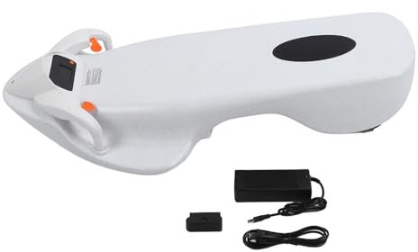 Elektrisches Wakeboard, PP-Aluminium, Standardmodus, Sportmodus, 2 Geschwindigkeiten, IP68, Wasserdicht, Elektrisches Surfbrett, weiß, Handstrahlruder für Schwimmbad, 12000 MAh