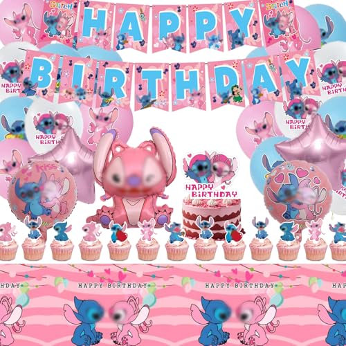 50 Geburtstagdeko,Kinder Geburtstag Deko,Jungen Mädchen Birthday Decorations,Banner,Latexballon,Cupcake Toppers,Folienballon