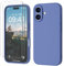 GOODVISH 3 IN 1 for iPhone 16 Case 6.1 inch, Upgraded Camera Protection, 2X HD Screen Protector, Liquid Silicone Anti-Scratch Shockproof Gel Rubber Anti-Fingerprint Phone Case Cover, Ultramarine