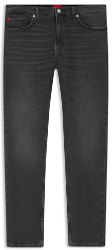 HUGO Herren 734 Extra Slim-Fit Jeans aus grauem Stretch-Denim Grau 32/34