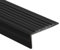 Technikplaza PVC-Treppenkante schwarz - L=1,5m x B=60mm x H=22mm - Treppen Kantenschutz - Treppenprofil