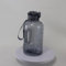GLEKGLEK Botella Agua Gimnasio a Prueba de Fugas, Botella Agua 2 Litros con Pajita, sin BPA, para Entrenamientos, Senderismo, Oficina y Camping (Gris)