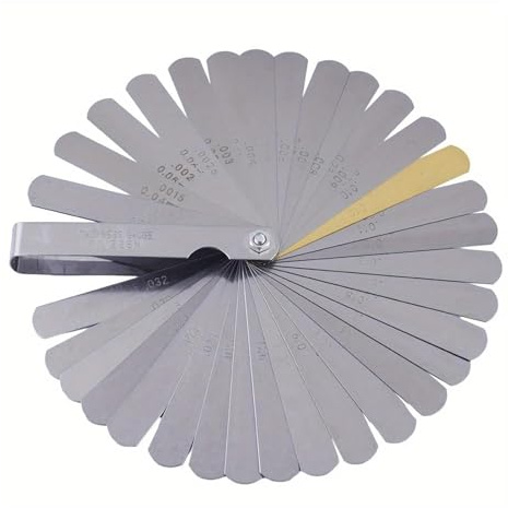 Feeler gauge set guitar tool for installing nut slot making accessories