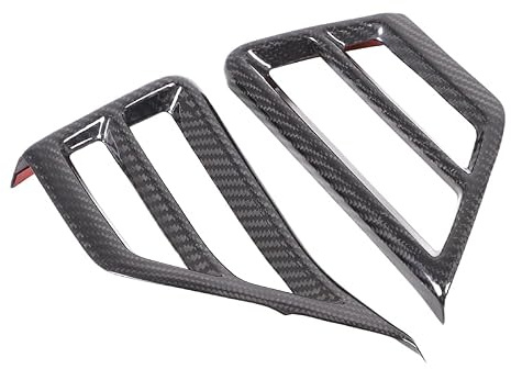 Auto Mittelkonsole Seitliche Lüftungsgitter Dekorative Rahmen Passend für BMW Zweitürer 3er i3 4er i4 2er 2025 2026,Echtem Carbonfaser, Linkslenker