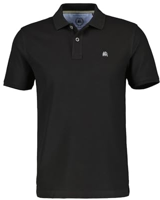 LERROS - Herren Poloshirt, Regular Fit, (2003299), Größe:3XL, Farbe:Black (290)