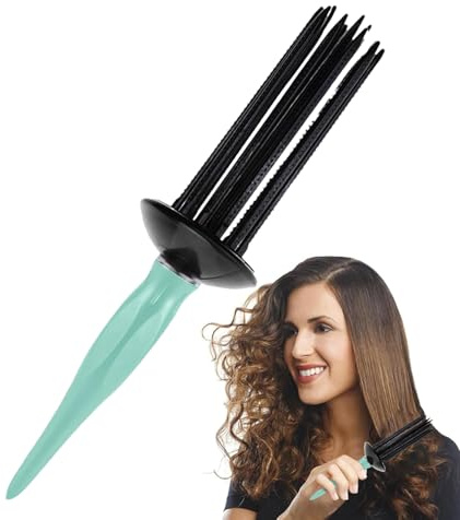 Curl Rolling Comb - Hair Curler Curling Brush, Hair Styyler Air Volume Comb, Hair Styler For Curly Hairs, Hair Curling Roll Commb, Curly Hairs Styler Tool Hairrs Combs