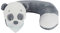 Nattou Nackenkissen Panda Loulou, Für Babys ab 0 Monaten, 19 × 23 × 10 cm, Loulou, Lea und Hippolyte, Weiß/Dunkelgrau