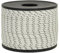 Corderie Italiane®, 006044956 Sable pour fusils de Chasse, âme en Dyneema® SK75 tressé, revêtement Polyester Haute ténacité pré-tirée, diamètre 1,5 mm, 50 mètres, Couleur Blanc - Noir