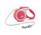 flexi Hundeleine, ausziehbar, mit weichem Griff, 3 m / 5 m / 8 m / 8 m / 8-20 kg, rot