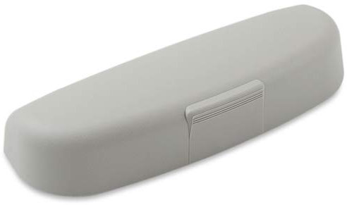 Caso di Occhiali Auto Auto Sun Occhiali da vetri Case Holder Box stoccaggio per Fiat 500 Tipo Punto Freemont Cross Coroma Panda Idea Palio Fastback Fullback Strada (Color Name : Gray)