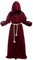 Gothden Golden service Priester Robe Mönch Mittelalterliche Kapuze Kapuzenmönch Renaissance Robe Kostüm