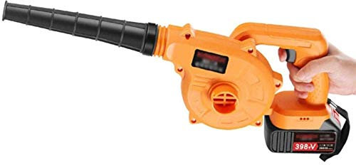 lkpqdwqz Blowers Mini Cordless Leaf Vacuum And Shredder with 1L Collection Bag 10:1 Mulching Ration with Lithium-ion Battery for House Garden Garage Auto (1*battery)