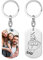 lorajewel Papa Porte-clés Personnalisés Cadeau Fete Des Peres Cadeau Personnalisé Homme Acier inoxydable Porte-clé avec Nom Photo Cadeau Papa (Text)