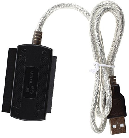 Peowuieu Cable de Adaptador USB 2.0 a IDE SATA S-/2.5/3.5