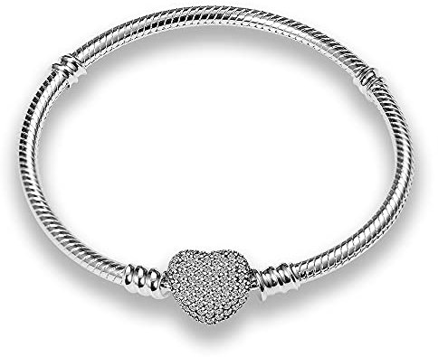 Pandach Bracciale Donna Argento 925 Braccialetto Snake Bracciali Gioielli Regalo Natale Compleanno Festa Della Mamma per Moglie Amiche Amica