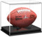 KKU Fußball-Vitrine aus Acryl - Signierter Fußballhalter Ohne Montage - Displaybox Mit Abnehmbarem Integriertem Ständer