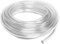 1 m / 3.2 ft Clear PVC Food-Grade Airline Tubing - 4 mm ID x 6 mm OD Flexible Hose for Aquarium Air Line, Fish Tank Air Pump, Pond Aeration, Hydroponics, Water & Air Transfer - Non-Toxic Pipe