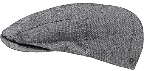 WEROR Herren Flatcap Schirmmütze Schiebermütze Cap Mütze WEROR-418.1 (56, Grau)