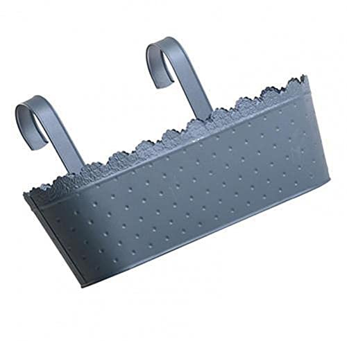 Jardiniere balcon Planteurs suspendues colorées Pot de fleurs de fer en métal avec panier plant mural de crochet for la maison balcon jardin décor intérieur Pot suspendu plante interieur ( Color : Smo