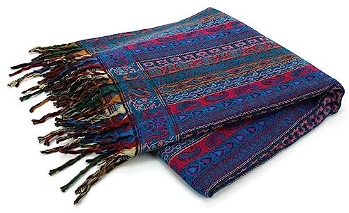 LOUDelephant Handgewebte Meditations-Decke, 517, 200cm x 95cm