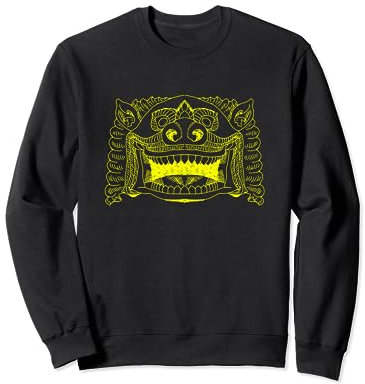 Festival Chinois Dragon Masque Vacances Nouvel An Sweatshirt