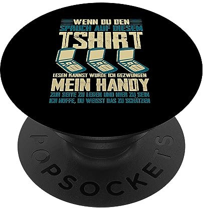 Gezwungen Mein Handy Videospieler Gamer Zocker Männer Jungen PopSockets mit austauschbarem PopGrip