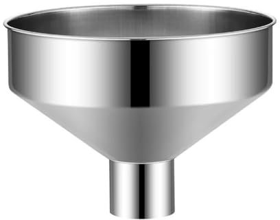 LOGSEE Grande Imbuto in Acciaio Inox 40 cm in Acciaio Inox Food Grade Cucina Imbuto per Il trasferimento Liquido Spezia ingredienti secchi Polvere