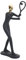 Sharplace Resin Sports Figure Desktop Skulptur Sandstein Bücherregal Statue Ornamente, Badminton