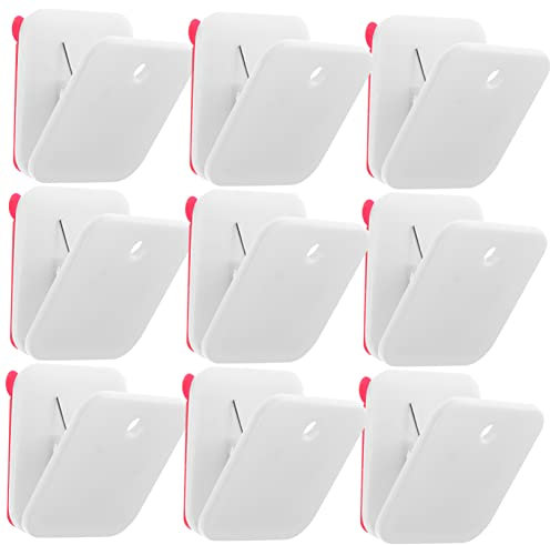 Housoutil 12pcs Dog Potty Pad Holder Wall Self Adhesive Clips for Poo Bag and Litter Housetraining