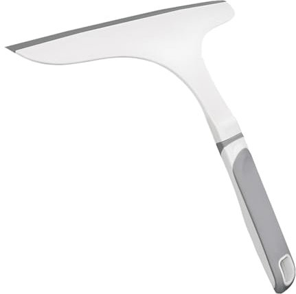 Escobilla de baño – Limpiador de ventanas de fregadero de cocina – Escobilla de goma para puertas de vidrio de ducha, espejos del hogar, limpieza de fregadero de encimera de cocina