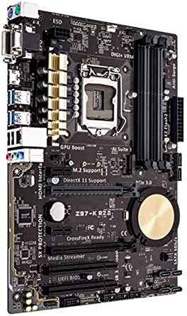Carte mère de jeu pour ASUS Z97-K R2.0 LGA1150 pour Intel Core I7/i5/i3/Pentium/Celeron DDR3 32 Go VGA HDMI M.2 LGA-1150 Z97 ATX PC de bureau carte mère