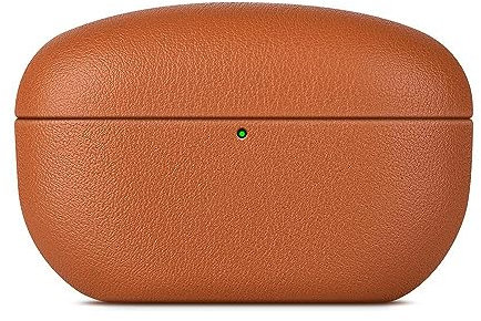 BaYuYPOO Genuine Leather Case for sony WF-1000XM5 Cow Leather Handmade WF 1000XM5 Cover Pattern Protector Bluetooth Cases Grain Earphone