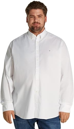 Tommy Hilfiger Herren Hemd Flex Poplin Solid Regular Fit