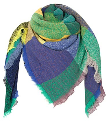 Schal Für Kinder Schwarz weich, klobig, kariert, riesiger Schal, Tücher Allzwecktuch Schal Kaschmir Rot Damen Schal Damen Schwarz Fair Trade Weihnachtsgardinen Schal Kaschmir Mikrofaser (D, One Size)