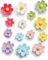 ERBO 3D Kühlschrank Magnet, 14 Stück Bunt Kühlschrankmagnete, 3D Blumen Magnete, Magnete Kinder Kühlschrank, Geeignet für Whiteboard Vorschulunterricht, Zuhause, Klassenzimmer