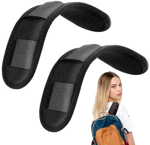 2 Stück Abnehmbarer Schulterriemen Schulterpolster, Gewehrschlinge für Rucksack für Taschen Umhängetaschen Abnehmbare Gepäck Taschen Schulter Gurt Pads
