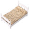 Puppenhaus Bett, Minis Puppen Einzelbett, Miniatur Puppenhausbett Aus, 1: 12 Puppenhaus Schlafzimmer Wohnzimmer PuppenhausZubehör, Puppenhaus Möbel, Mikrolandschaft Dekoration