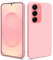 HSP Hülle für Samsung Galaxy S25 5G [Staubabweisend] Handyhülle | Premium TPU Silikon Case Schutzhülle | Kratzfest Stoßfest Fallschutz | Kameraschutz Displayschutz | Passgenau Dünn Matt | Rosa