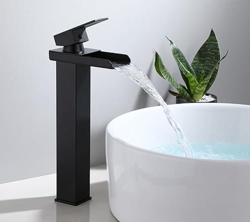 Lavabo à poser, lavabo, robinet, meuble de salle de bain, salle de bain, robinet monotrou, côté large et modèle haut