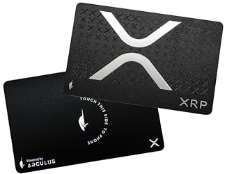 Arculus® Crypto Cold Storage Wallet, Secure Bitcoin Wallet, Crypto Hardware Wallet for NFTs, Ethereum, Bitcoin, Cardano and Other Cryptocurrencies, 3-Factor Authentication Crypto Wallet, XRP